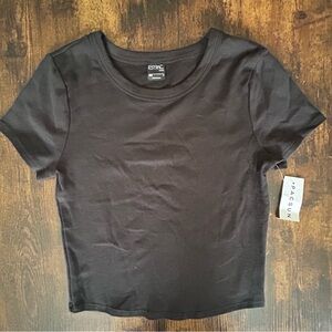 PacSun Classic Black Crop Top